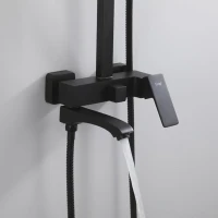 Душевая стойка Frap H76 F2476-6 черная Душевая стойка Frap H76 F2476-6 черная