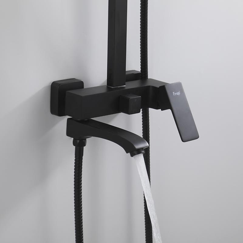 Душевая стойка Frap H76 F2476-6 черная