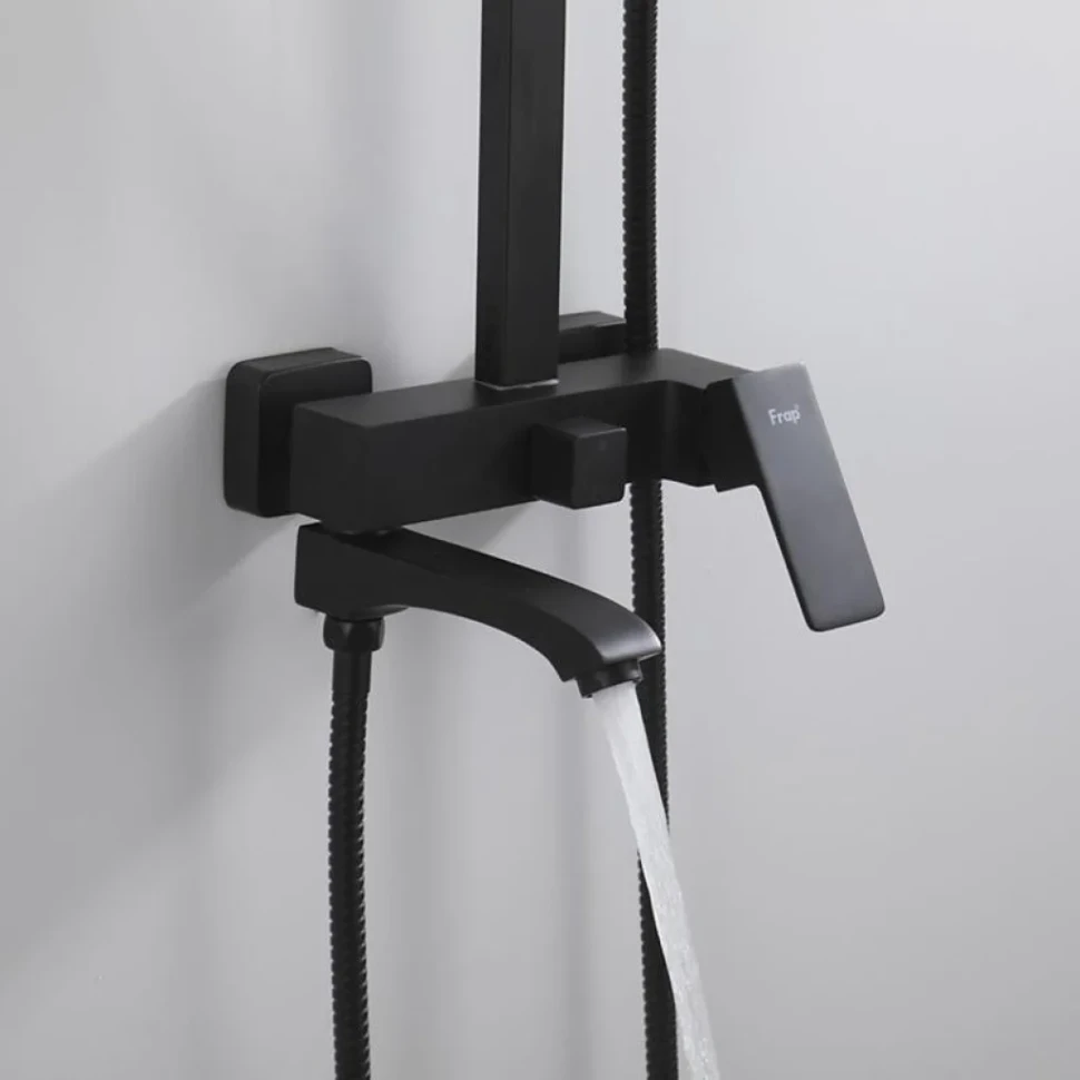 Душевая стойка Frap H76 F2476-6 черная