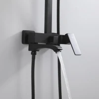Душевая стойка Frap H76 F2476-6 черная Душевая стойка Frap H76 F2476-6 черная