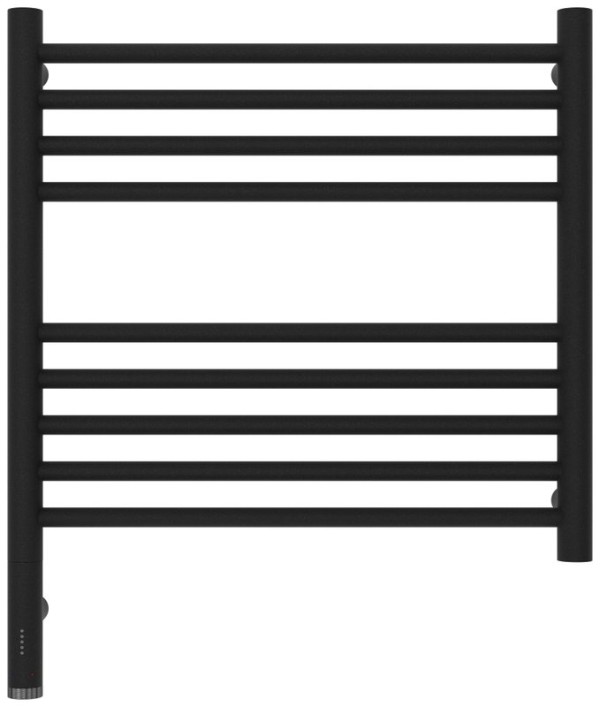 Полотенцесушитель электрический Сунержа Богема 3.1 15-6004-5050 60x55 см, подключение слева, темный титан муар, лесенка