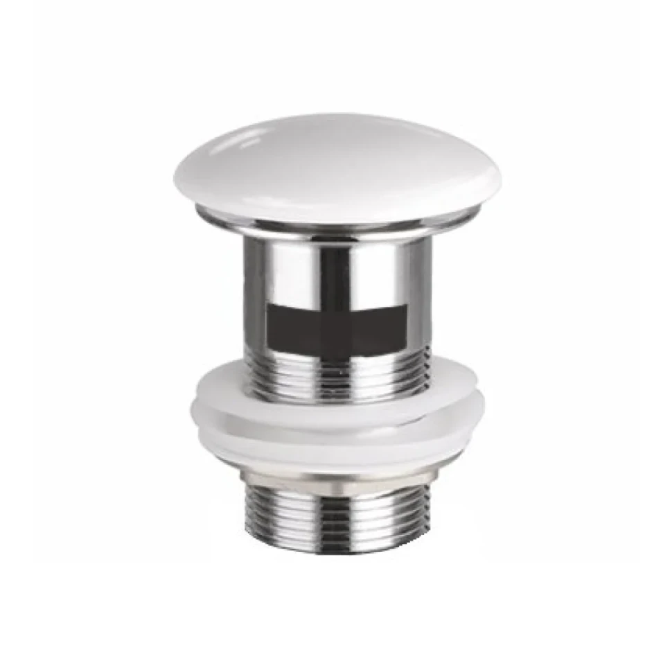 Донный клапан для раковины Ceramicanova CN2000x с переливом, белый