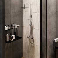 Душевая стойка Paini Nove 09CR687THQ250F3Q80 хром