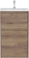 Тумба с раковиной BelBagno Kraft 39 50 напольная, rovere tabacco, раковина BB-8099-3-50