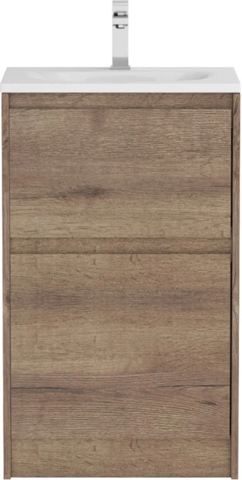 Тумба с раковиной BelBagno Kraft 39 50 напольная, rovere tabacco, раковина BB-8099-3-50