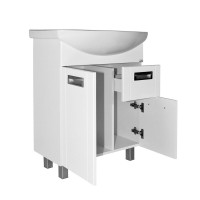 Тумба для ванной "АЛЬФА-65" под раковину Best-65 (Sanita Lux) (ПВХ)