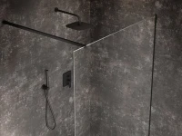 Душевой комплект Ravak Flat FL 090.21BL С ВНУТРЕННЕЙ ЧАСТЬЮ, матовый черный