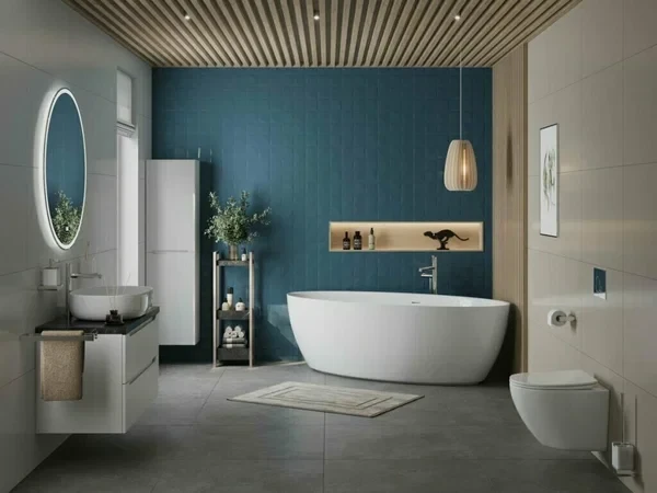 Акриловая ванна BelBagno BB707-1860-880 185x90 см, отдельностоящая, белая, овальная, на ножках, со сливом-переливом, с донным клапаном