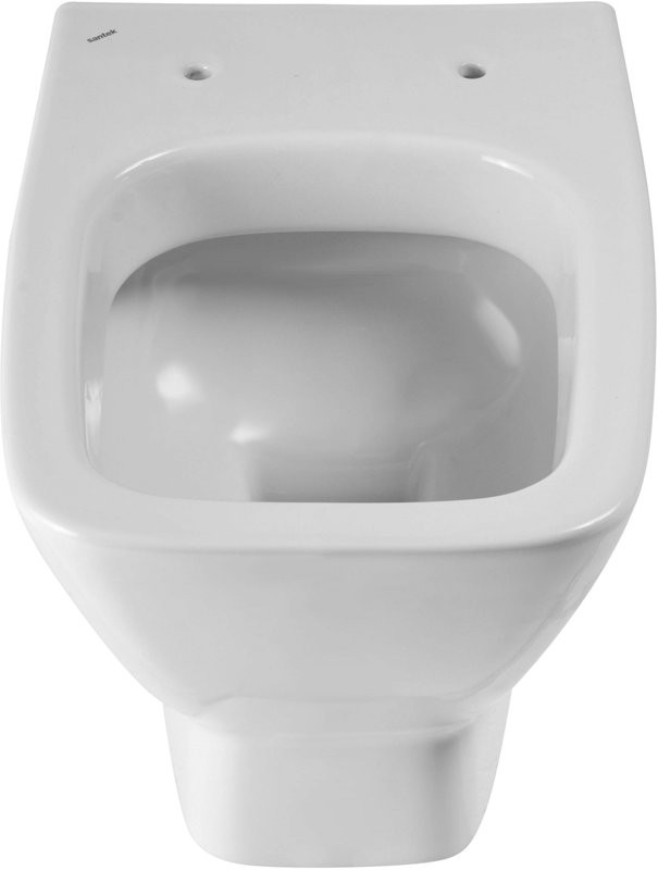 Комплект Унитаз подвесной Santek Нео 1WH302423 с микролифтом + Инсталляция VitrA V-Fix Core 732-5800-01PV + Кнопка Root Square 740-2395 никель