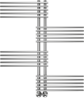 Полотенцесушитель водяной Terminus Европа П20 0 70х100 Полотенцесушитель водяной Terminus Европа П20 0 70х100
