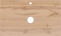 Столешница с раковиной 1MarKa Grunge Loft 100 дуб вотан