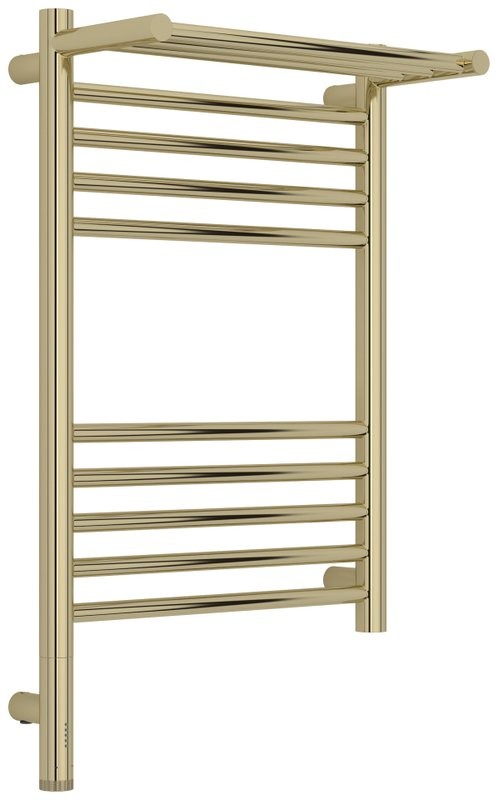 Полотенцесушитель электрический Сунержа Богема 3.1 020-6006-6040 70x45 см, подключение слева, шампань, лесенка, с полкой