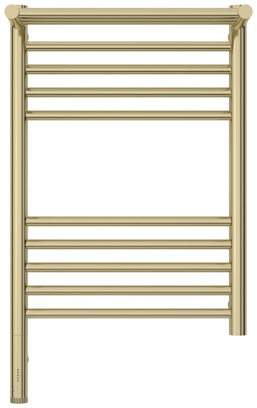 Полотенцесушитель электрический Сунержа Богема 3.1 020-6006-6040 70x45 см, подключение слева, шампань, лесенка, с полкой