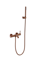 Смеситель для ванны с душем Boheme Uno 463-CB copper brushed