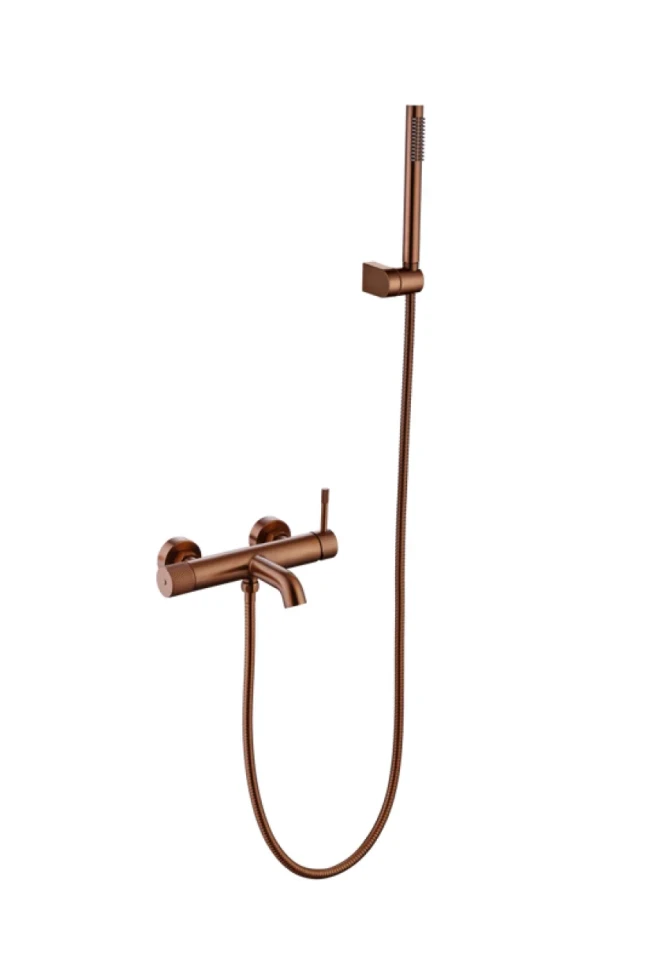 Смеситель для ванны с душем Boheme Uno 463-CB copper brushed