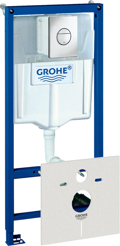Система инсталляции для унитазов Grohe Rapid SL 38813001 4 в 1 с кнопкой смыва