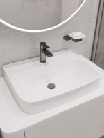 Смеситель для раковины STWORKI Дублин S41010GB вороненая сталь Смеситель для раковины STWORKI Дублин S41010GB вороненая сталь