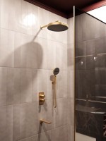 Душевой комплект Vincea Domus VSFW-5DM1BG С ВНУТРЕННЕЙ ЧАСТЬЮ, брашированное золото