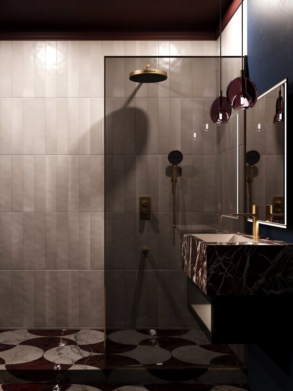 Душевой комплект Vincea Domus VSFW-5DM1BG С ВНУТРЕННЕЙ ЧАСТЬЮ, брашированное золото