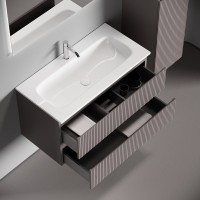 Мебель для ванной комнаты Sancos Snob T 90 подвесная, doha soft, раковина СN7019