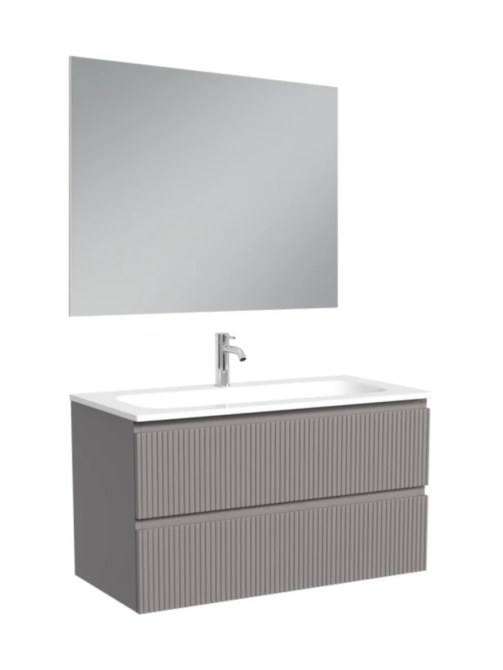 Мебель для ванной комнаты Sancos Snob T 90 подвесная, doha soft, раковина СN7019