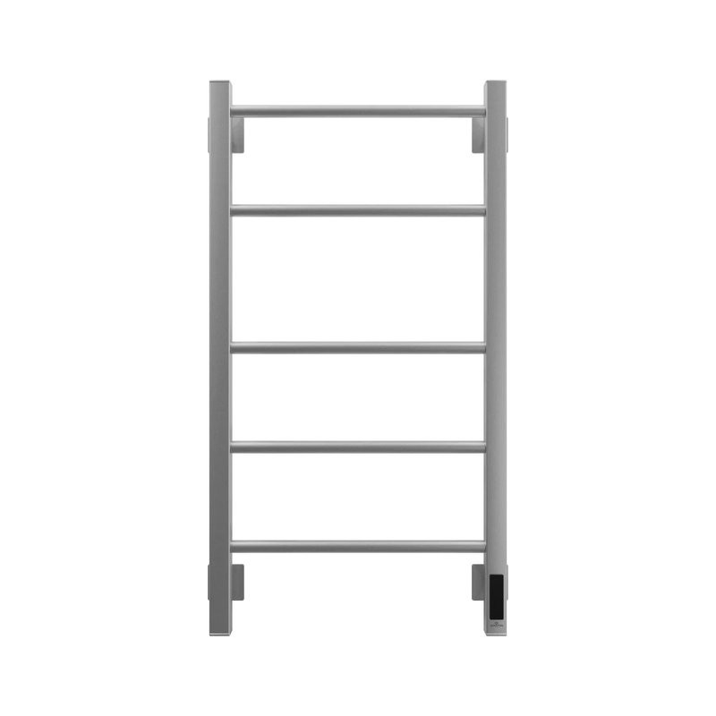 Полотенцесушитель электрический Grota Costa 430х800 NM EL 80x45 см, подключение справа, слева, скрытое подключение справа, матовый хром, лесенка