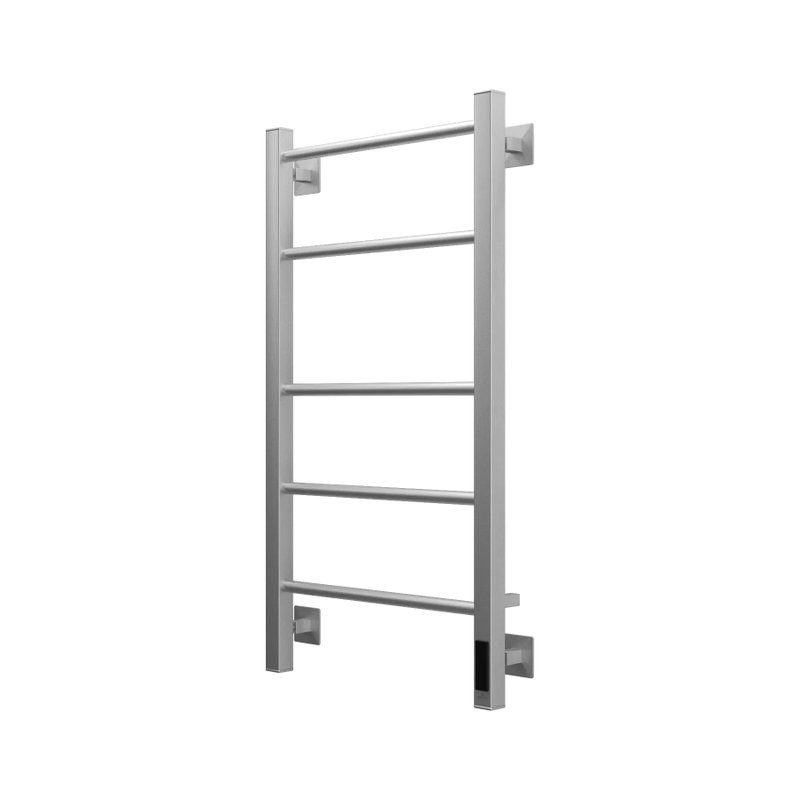 Полотенцесушитель электрический Grota Costa 430х800 NM EL 80x45 см, подключение справа, слева, скрытое подключение справа, матовый хром, лесенка