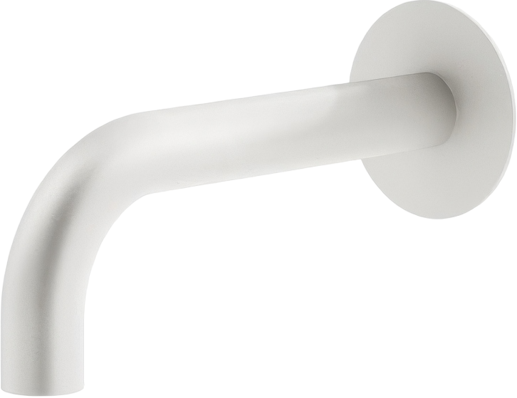 Излив Plumberia Selection Ixo SPT0058BO для ванны, матовый белый