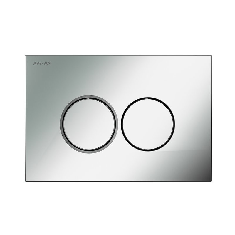 Кнопка смыва для унитаза AM.PM ProC L I070131 пластик, цвет матовый хром