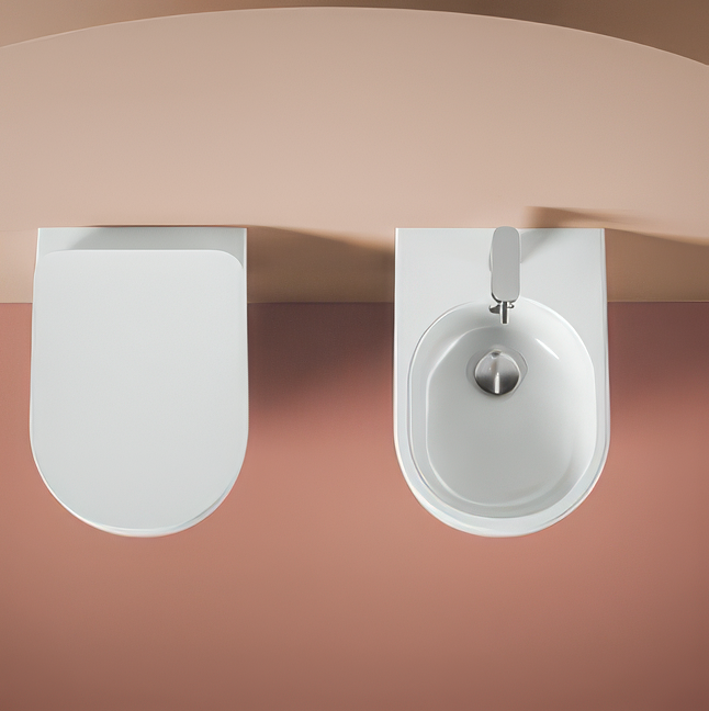 Биде подвесное ArtCeram File 2.0 FLB004 05 00 матовое белое