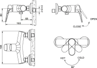 Смеситель для душа Bravat Eler F9191238CP-01 Смеситель для душа Bravat Eler F9191238CP-01