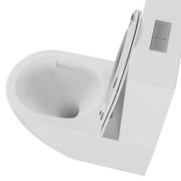 Унитаз-компакт напольный Grossman GR-4494MSQ с микролифтом, белый матовый