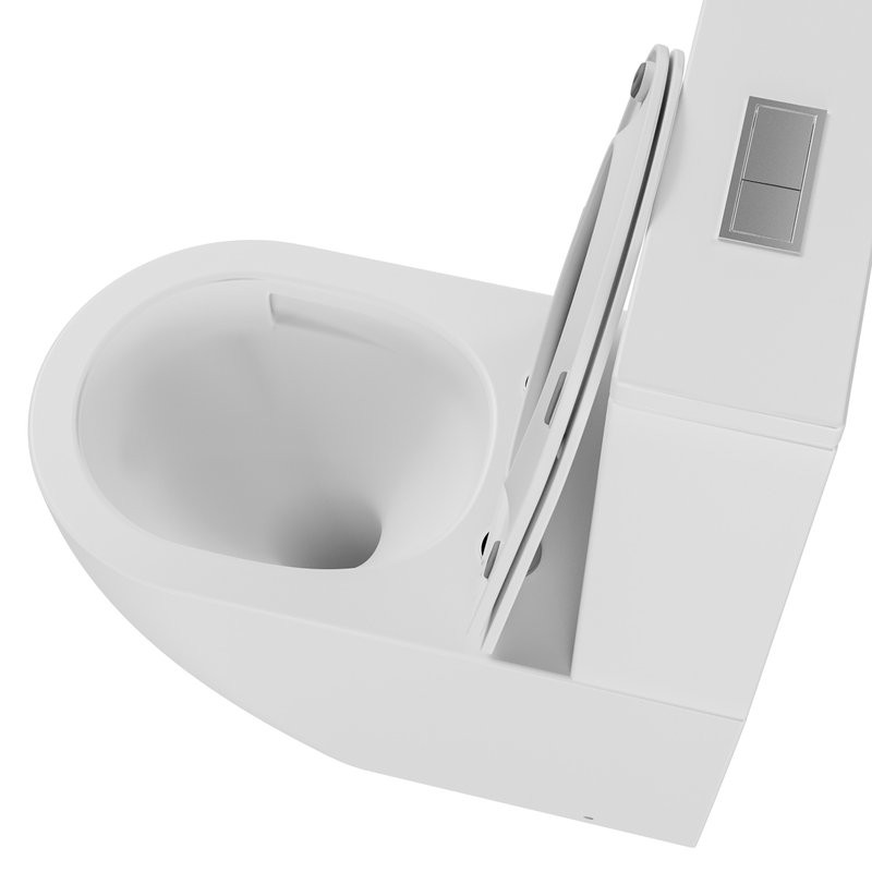 Унитаз-компакт напольный Grossman GR-4494MSQ с микролифтом, белый матовый