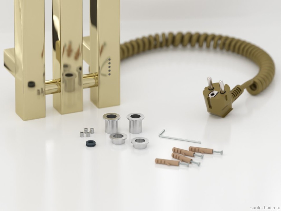 Полотенцесушитель электрический Сунержа Вердикт 4.0 020-0851-1210 120x15 см, подключение справа, скрытое подключение справа, шампань, I-образный