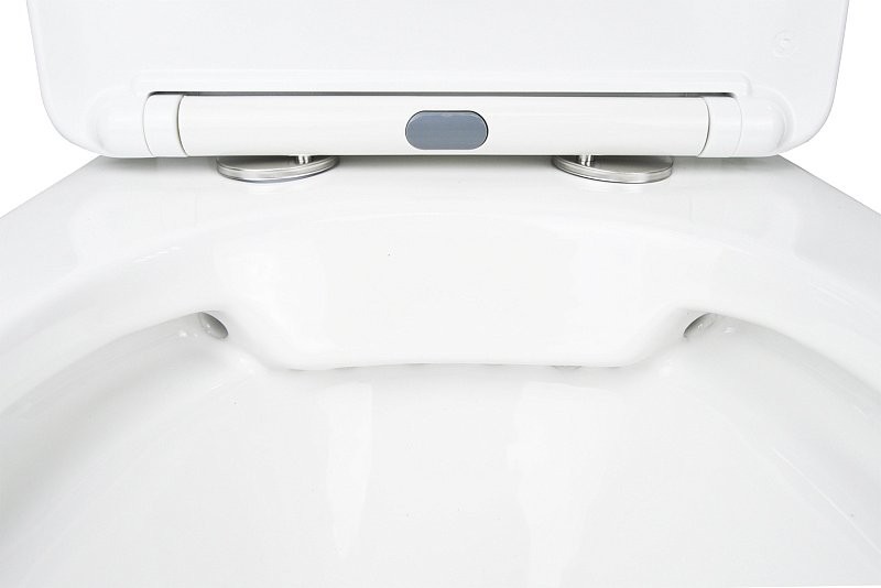 Унитаз-компакт напольный AZARIO Fretta Square AZ-5121 глянцевый белый