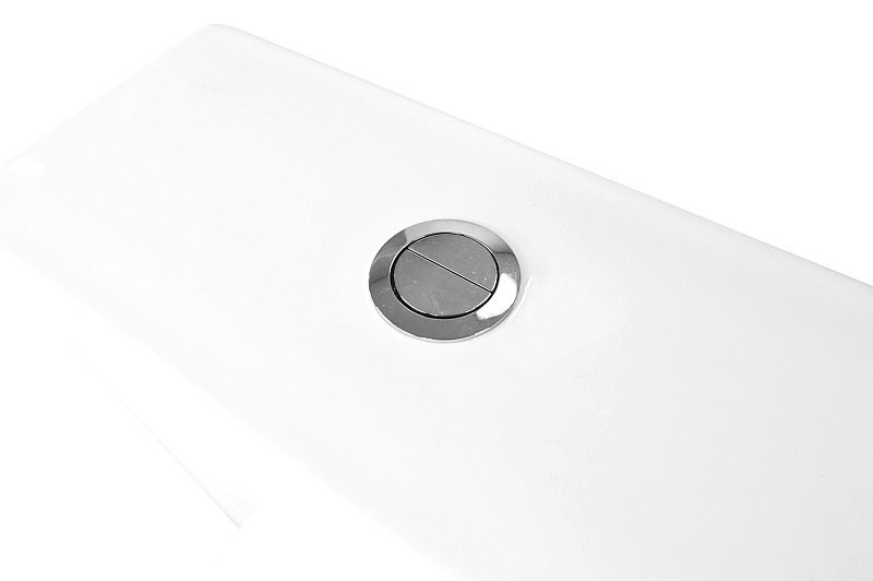 Унитаз-компакт напольный AZARIO Fretta Square AZ-5121 глянцевый белый