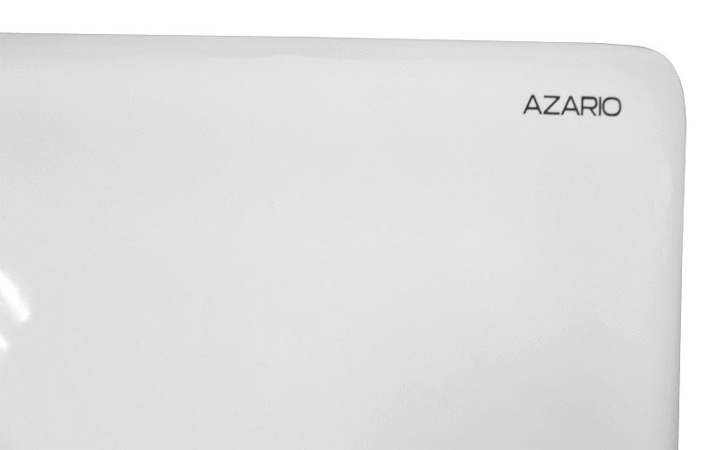 Унитаз-компакт напольный AZARIO Fretta Square AZ-5121 глянцевый белый