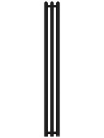 Полотенцесушитель электрический Сунержа Терция 4.0 31-0883-1206 120x15 см, подключение справа, скрытое подключение справа, матовый черный, I-образный