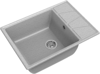 Мойка кухонная GranFest Vertex GF-V-680L серая