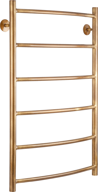 Полотенцесушитель водяной Secado Милан 1 85x55 см, бронза, лесенка, латунь