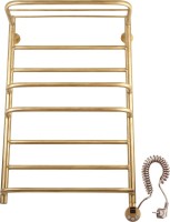 Полотенцесушитель электрический Secado Верона 2 85x55 см, подключение справа, бронза, лесенка, латунь, с полкой