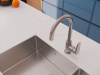 Смеситель для кухни Cersanit Moduo 68222 сатин