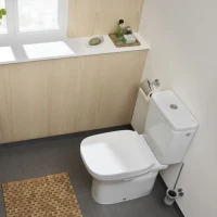 Унитаз-компакт напольный Roca Debba с микролифтом