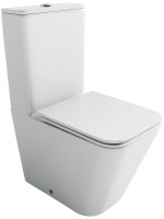 Унитаз-компакт напольный Ceramicanova Cubic Торнадо CN1803T с сиденьем микролифт, безободковый