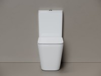 Унитаз-компакт напольный Ceramicanova Cubic Торнадо CN1803T с сиденьем микролифт, безободковый