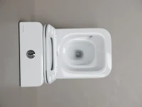 Унитаз-компакт напольный Ceramicanova Cubic Торнадо CN1803T с сиденьем микролифт, безободковый