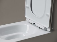 Унитаз-компакт напольный Ceramicanova Cubic Торнадо CN1803T с сиденьем микролифт, безободковый