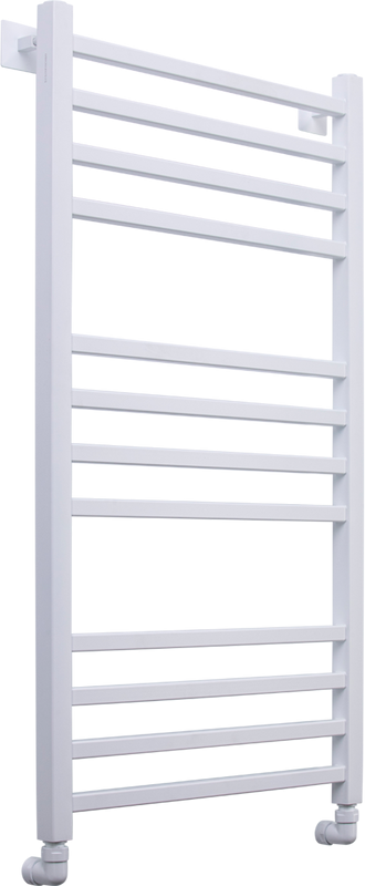 Полотенцесушитель водяной Comfysan Pioli-K W-10 100х50 100x55 см, матовый белый, лесенка