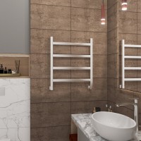 Полотенцесушитель водяной Grota Soffi 60x53, нержавеющая сталь