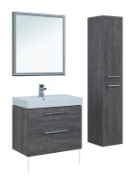 Мебель для ванной комнаты Aquanet Nova 75 дуб рошелье, ручки хром